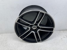 Single OEM Factory 20" 19--21 Porsche Macan Turbo Rear Wheel Rim Black Machined