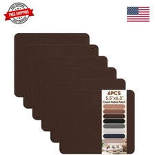 Couch Patch Repair Fabric,6-Piece Self-Adhesive Microfiber Patches,Quick Fix ...