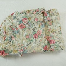 Pair of Ralph Lauren Brittany Floral Euro Pillow Shams REPAIR Cottage Ruffle VTG