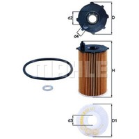 Knecht ÖLfilter OX 417D FüR KIA Sorento III 3.3 4WD 3.5 D-CVVT Hyundai Grand