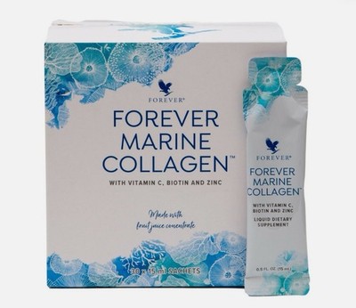 Forever Marine Collagen + Vitamin C Biotin Zinc Liquid Sachets 30 x 15ml