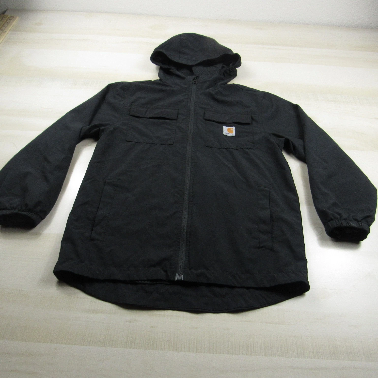 Carhartt Jacket Boys Medium 10 12 Black Windbreaker Hoodie Utility Outdoor Zip
Opens in a new window
