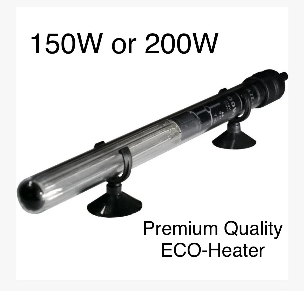 Aquarium Heater Fish Tank 100-150 Litres 150w 200w STRONG