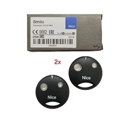 2x Nice Smilo SM2 Handheld Transmitter Original 433 MHz 2-Channel Remote Control