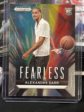 2024 Panini Prizm Draft Picks Fearless Silver #16 Alexandre Sarr (RC) MINT 🔥