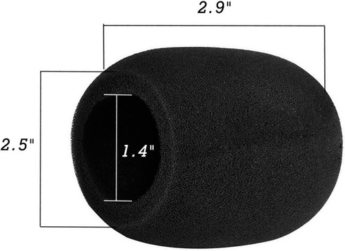 Mudder 5 Pack Foam Mic Cover Handheld Microphone Windscreen - Picture 2 of 11