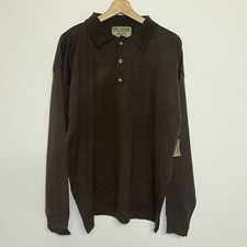 Vintage 1990  s Le Tigre Long Sleeve Polo Shirt, Deadstock NWT, Size Large