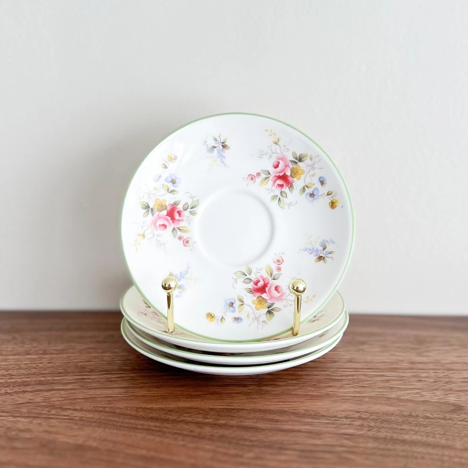 Juego de 12 piezas de té Royal Vale - Vintage Inglés Bone China rosa floral - Rosas años 50 Foto 4 de 4