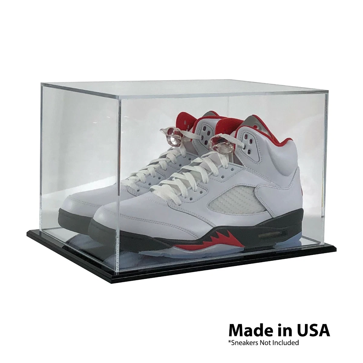 Clear shoe deals display case