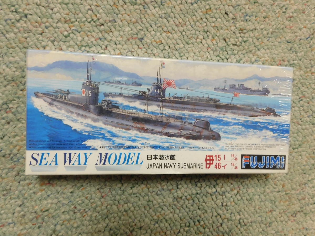 Fujimi 1/700 Sea Way Model Japanese Navy Submarine 15 and 46 | eBay