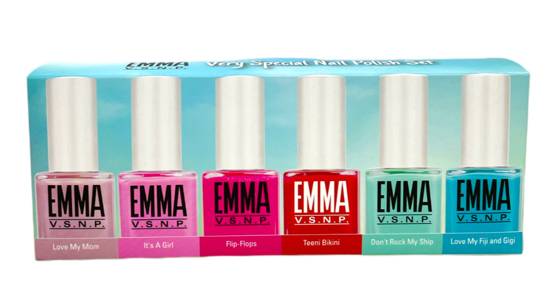 EMMA Very Special Nail Polish Set of 6 x (15ml / 0.5fl.oz) New w/ Box