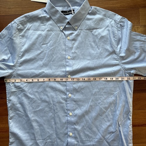 Five Four Mens Button Shirt XL Garnet Blue Long Sleeve Extra Large NEW - Picture 5 of 12