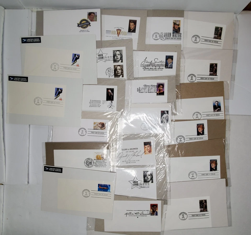 155 + 首日封面 - 迪士尼、名人、音乐家 - 全新 批量 — 第 3/4 张图片