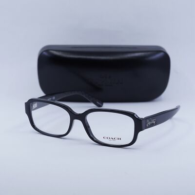 NEW Coach HC6105 5420 Black/Black Gunmetal 51mm Eyeglasses