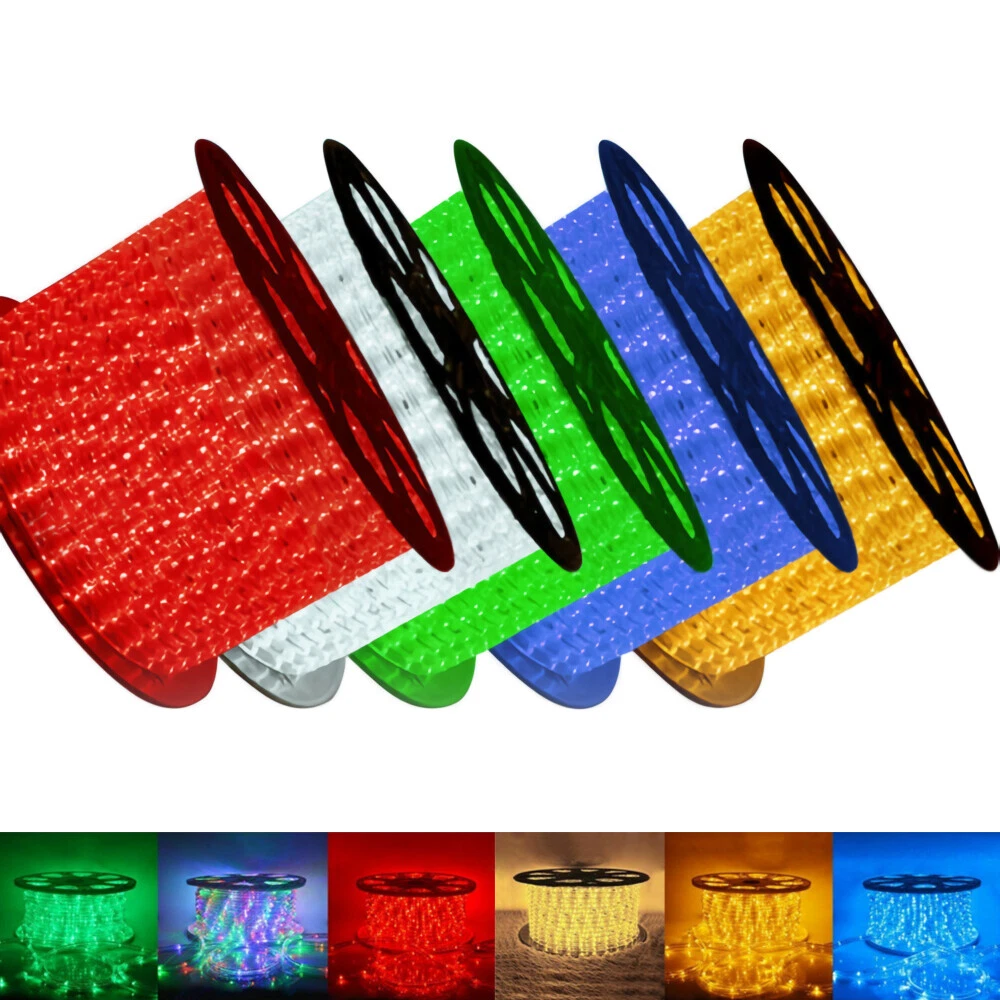 LED Rope Light 50/100/150/300ft Waterproof 110V Garden Outdoor Holiday Lighting
Opens in a new windo