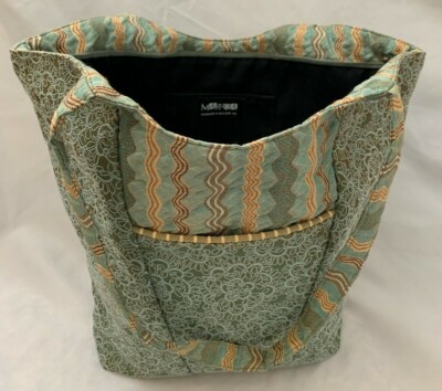 Green Orange Print 3X13X16