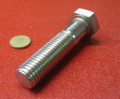 18-8 Stainless Steel Bolt, PT,  7/8''-9 x 3 3/4'' Length, 2 pcs