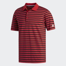 adidas men's puremotion textured stripe polo