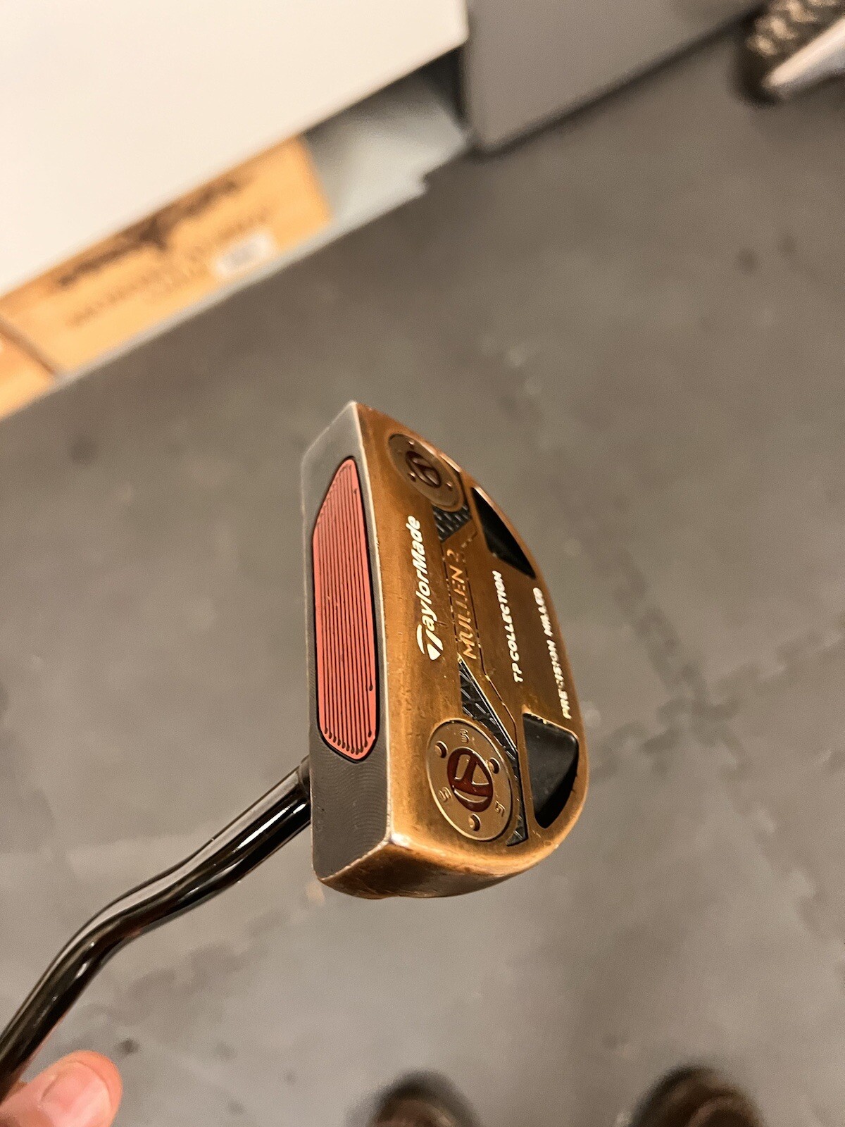 Left Hand TaylorMade TP Black Copper Mullen2 32&rdquo; Putter w/black Nippon Shaft
