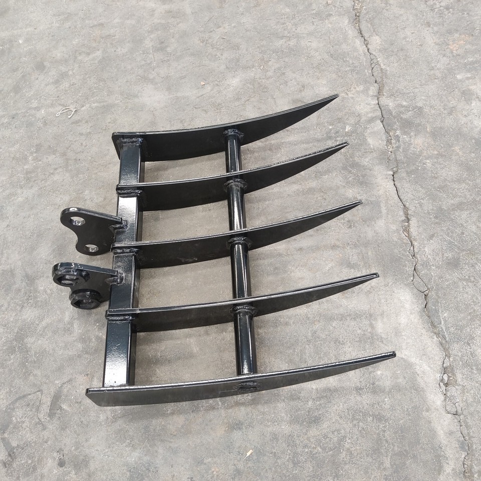 Rake Ripper Attachments Mini Excavator : Grabber, Hammer, Ripper, Rake, Auger ...