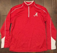 Colosseum Alabama Crimson Tide 1/4 Zip Fleece Pullover - Men's Medium