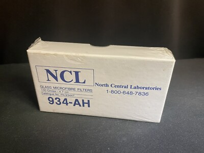 #ad NCL North Central Laboratories Filter Circles 47mm 4.7cm Dia 934 AH 100 pk $39.99
