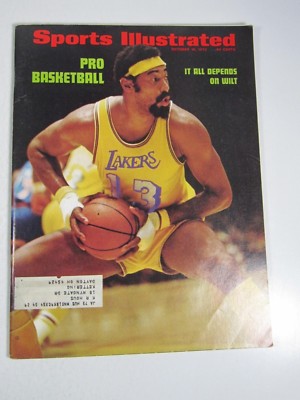 Sports Illustrated Magazine- October 16, 1972 It All Depends on Wilt