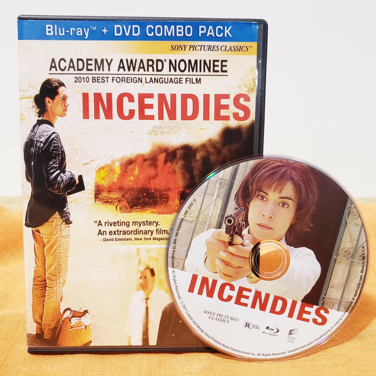 Incendies (Blu-Ray ONLY No DVD 2010) Ex Library French W/English.