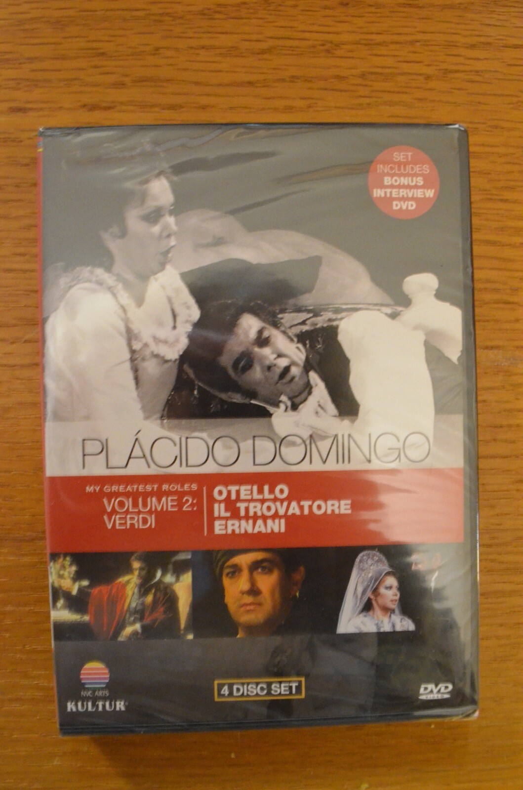 Placido Domingo: My Greatest Roles, Vol. 2 - Verdi (DVD, 2010, 4-Disc Set) NEW