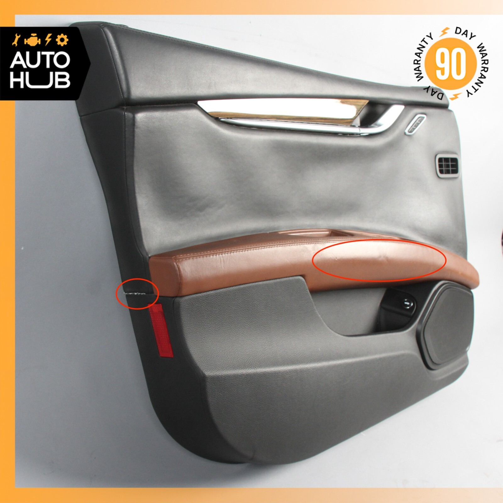 14-22 Maserati Ghibli M157 Front Left Driver Side Interior Door Panel OEM 51k