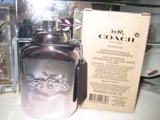  COACH PLATINUM  Coach 3.3 / 3.4 oz edp Cologne Men  BRAND NEW TESTER BOX 