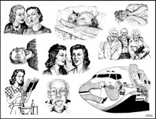 Unmounted Rubber Stamp Plate, Unmounted/Uncut Pink Rubber Stamps