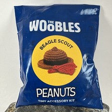 The Woobles Beagle Scout Crochet Kit Peanuts Tiny Accessory Sealed Unused