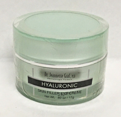 Dr. Jeannette Graf Hyaluronic SKIN FILLER EYE CREAM .60 OZ 17g NEW & SEALED