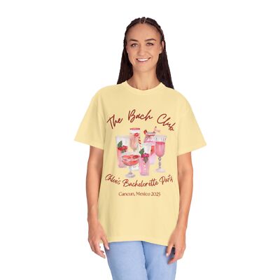 Bach Club, Custom party Comfort Colors T-Shirts 58 colors, plus size,
