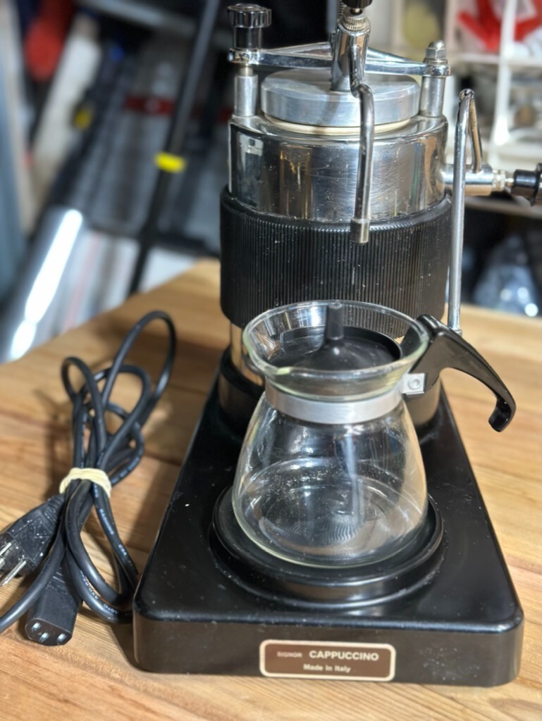 Vintage Signor Cappuccino Electric Espresso Machine Bellman