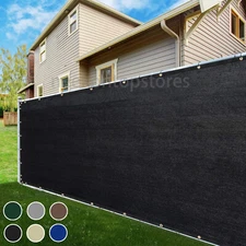 3' 4' 5' 6' 8' Tall Windscreen Privacy Fence Screen Shade Cover Fabric Mesh Trap