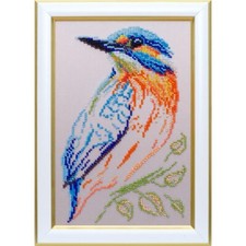 Bead Embroidery Kit Bird Beaded needlepoint Bead stitching DIY VDV