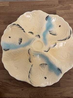 Shorter And Sons Fish Segmented Serving Dish Antique Made In England 
