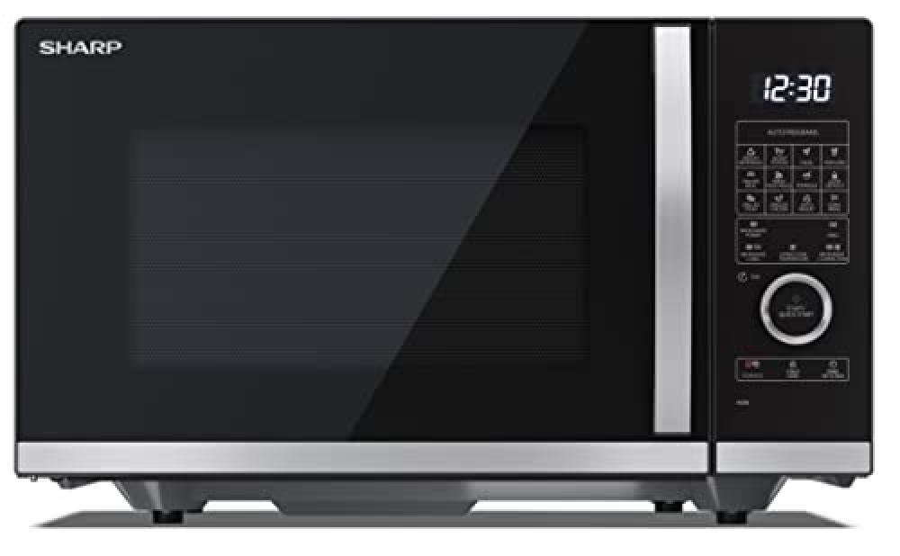 (TG. 25 litri) SHARP YC-QC254AE-B - Forno a microonde con griglia (900 W, 25 l,