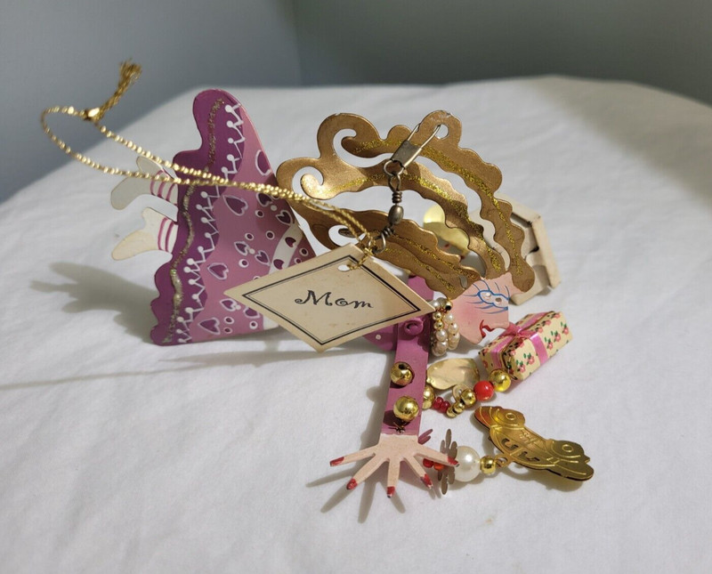 Karen Rossi SILVESTRI Fanciful Flights Girl Christmas Ornament MOM