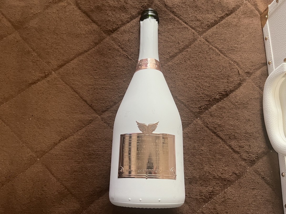 Angel Champagne NV Rosé White Empty Bottle with Box and Case