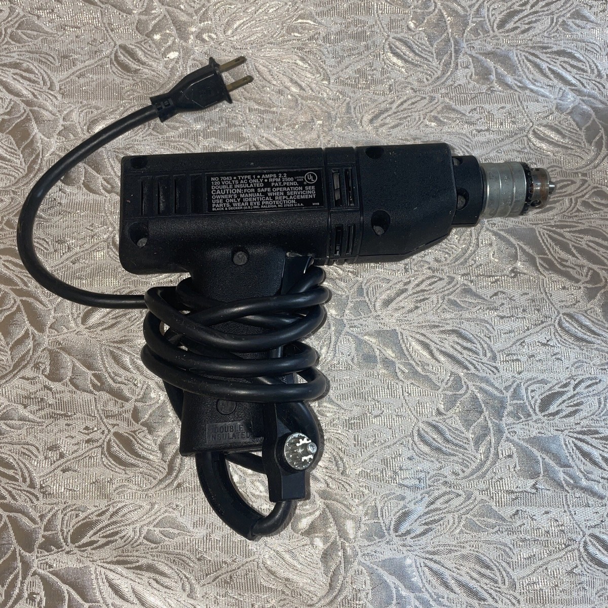 Vintage Black Decker 1/4 Drill Cordless Rare Drill Model 9021