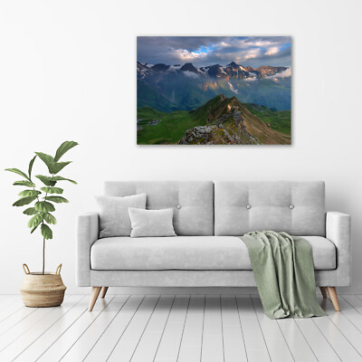 Tulup Tableau Sur Verre Trempé Image 100x50 - Bouleaux D'hiver