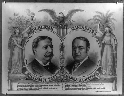 Photo:Republican Candidates - William H. Taft, James S. Sherman 1908