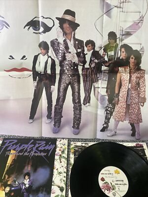 Prince Lp Purple Rain 1984 V. G+ Original Press with A Poster | eBay
