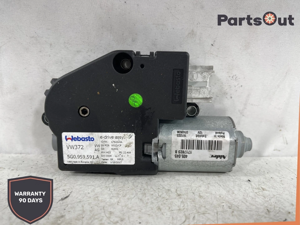 2017 大众高尔夫 ALLTRACK - Sunroof / SUN ROOF 发动机 5G09591A — 第 3/4 张图片