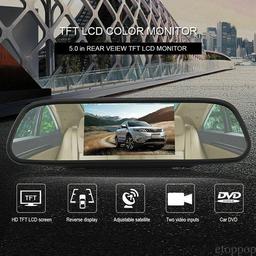 iPoster Wireless Backup Camera For Jeep Wrangler willys + 5\'\' Mirror Monitor - Picture 4 of 21