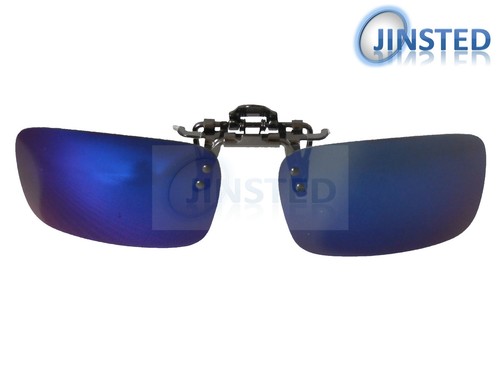Alto Qualità Blu con Clip Polarizzate a Specchio Occhiali da Sole Clip-On  ACP024 | eBay