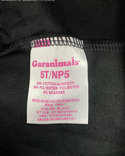 Lots of 3 Bella Movement Children's Activewear Top S Black/Pink Cotton Blend - Picture 5 of 6